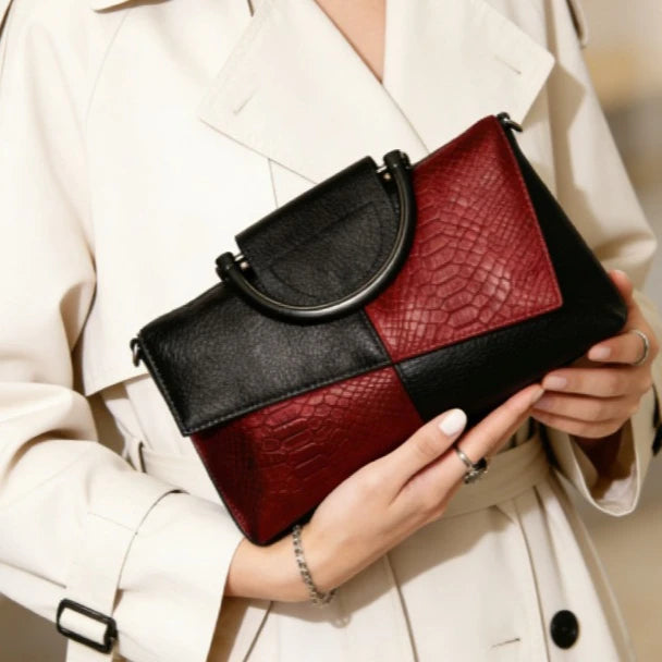 Large Capacity Crocodile Pattern Fashion Slouch Bag - New Style Party Handbag