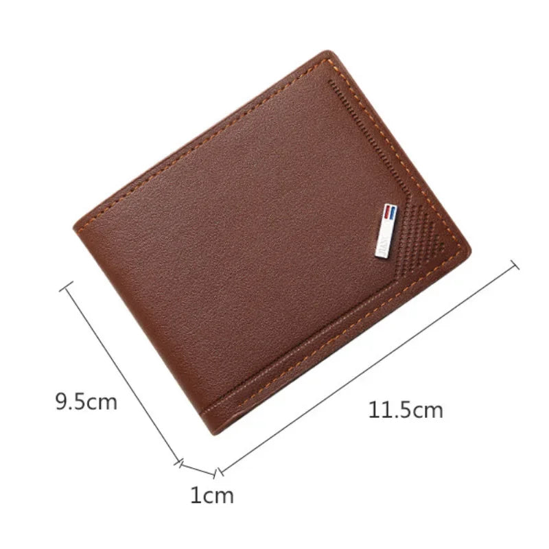 Luxury Handmade Leather Bifold Wallet - Vintage Premium Money Bag