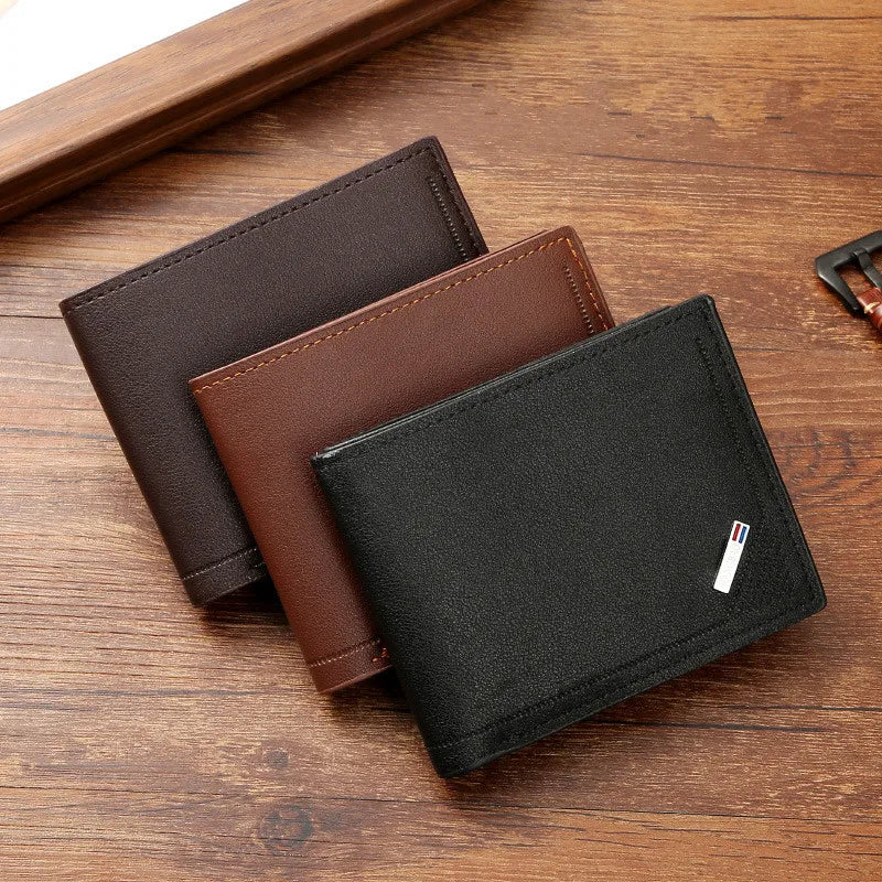 Luxury Handmade Leather Bifold Wallet - Vintage Premium Money Bag