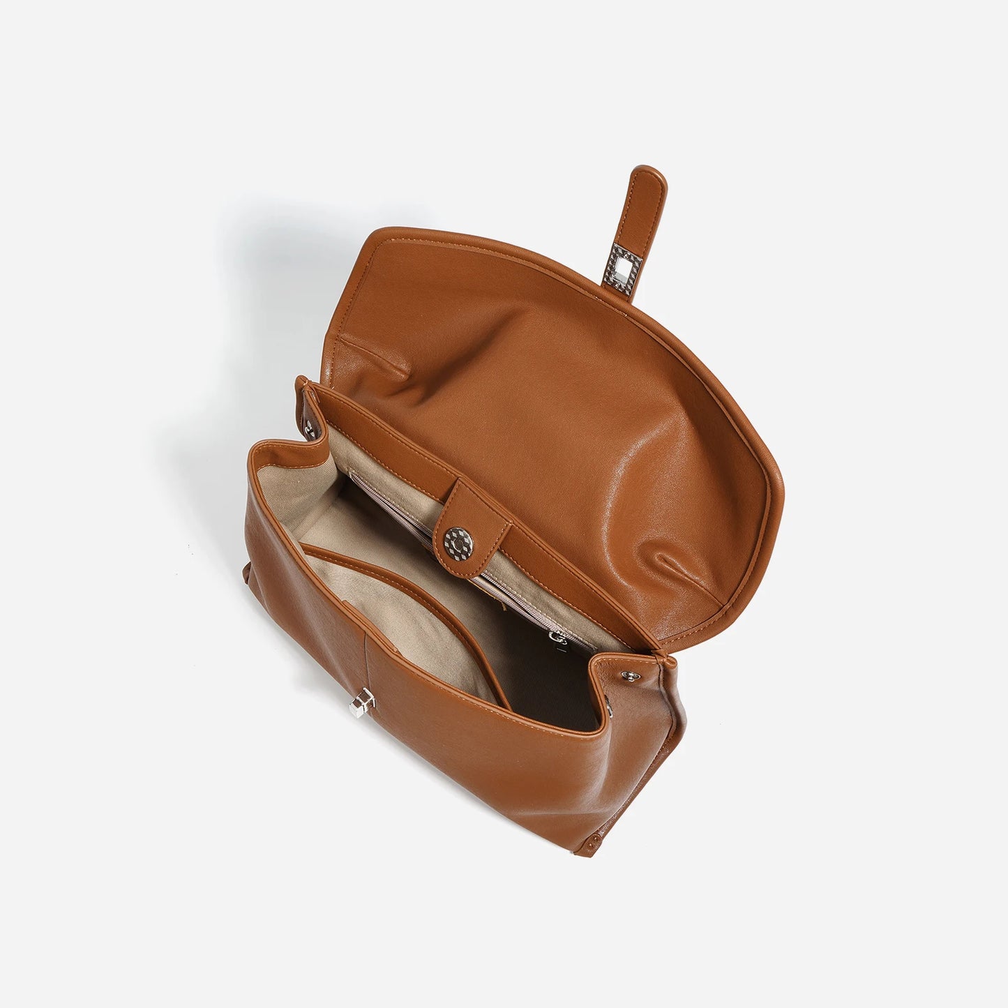 Genuine Leather Women’s Shoulder Bag – Large Capacity Retro Crossbody Handbag