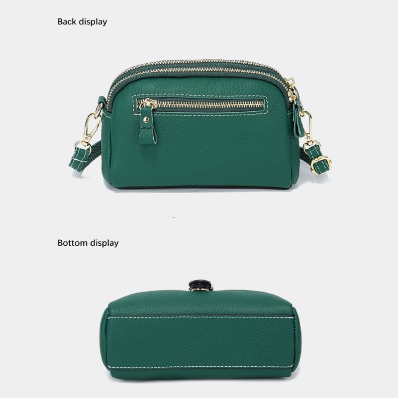 Women’s Leather Wristlet Crossbody Phone Bag