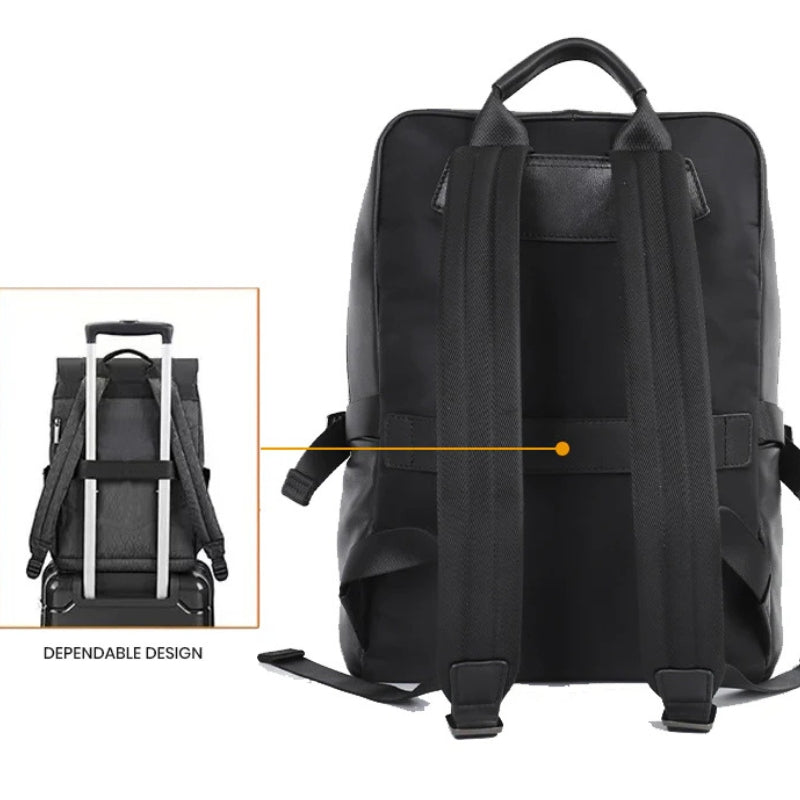 Men’s Business Commute Backpack – Modern Travel Tech Device Bag