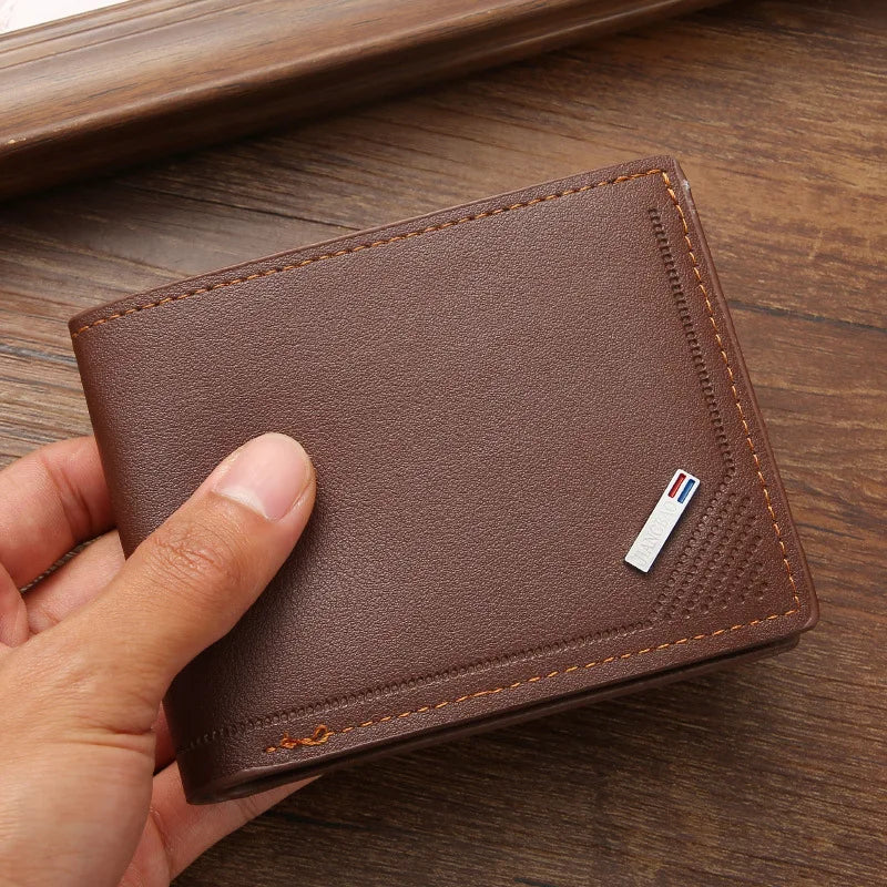 Luxury Handmade Leather Bifold Wallet - Vintage Premium Money Bag