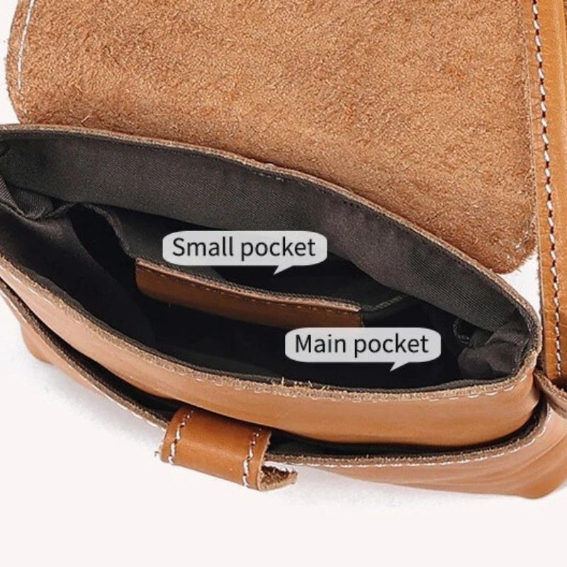 Women Trendy Leather Mini Crossbody Bag - Minimalist Phone Satchel Bags