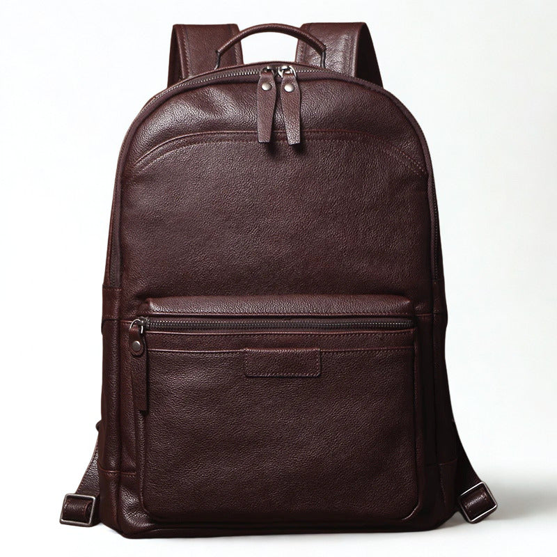 Luxury Leather Laptop Travel Backpack - Premium Professional Business Backpacks
