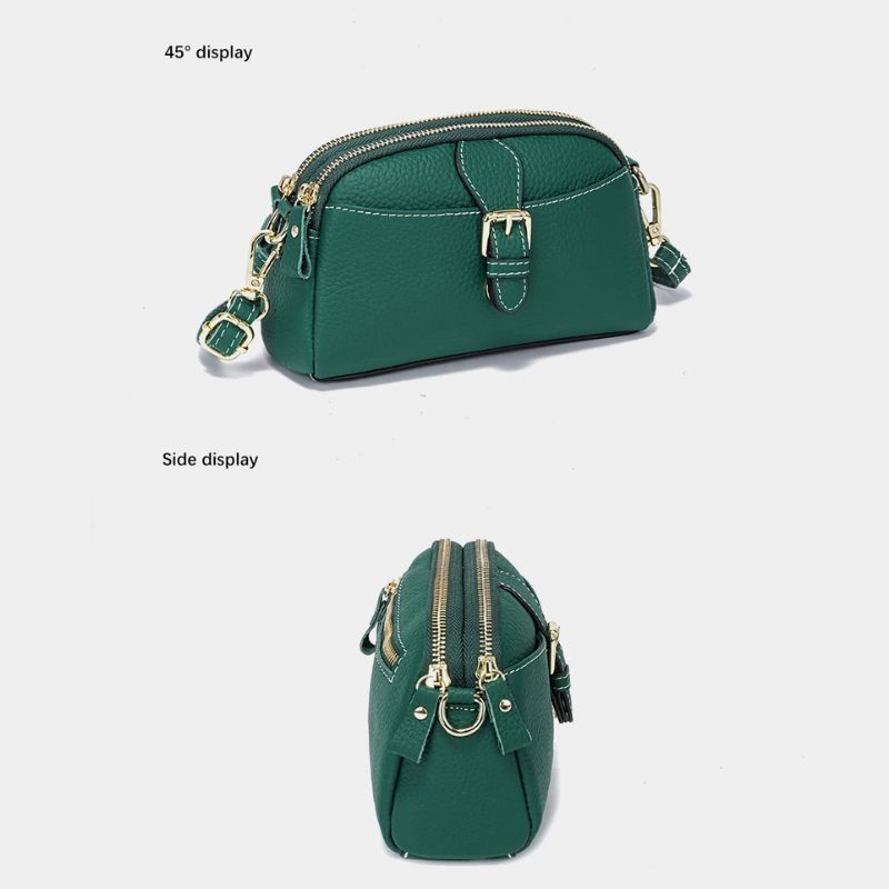 Women’s Leather Wristlet Crossbody Phone Bag