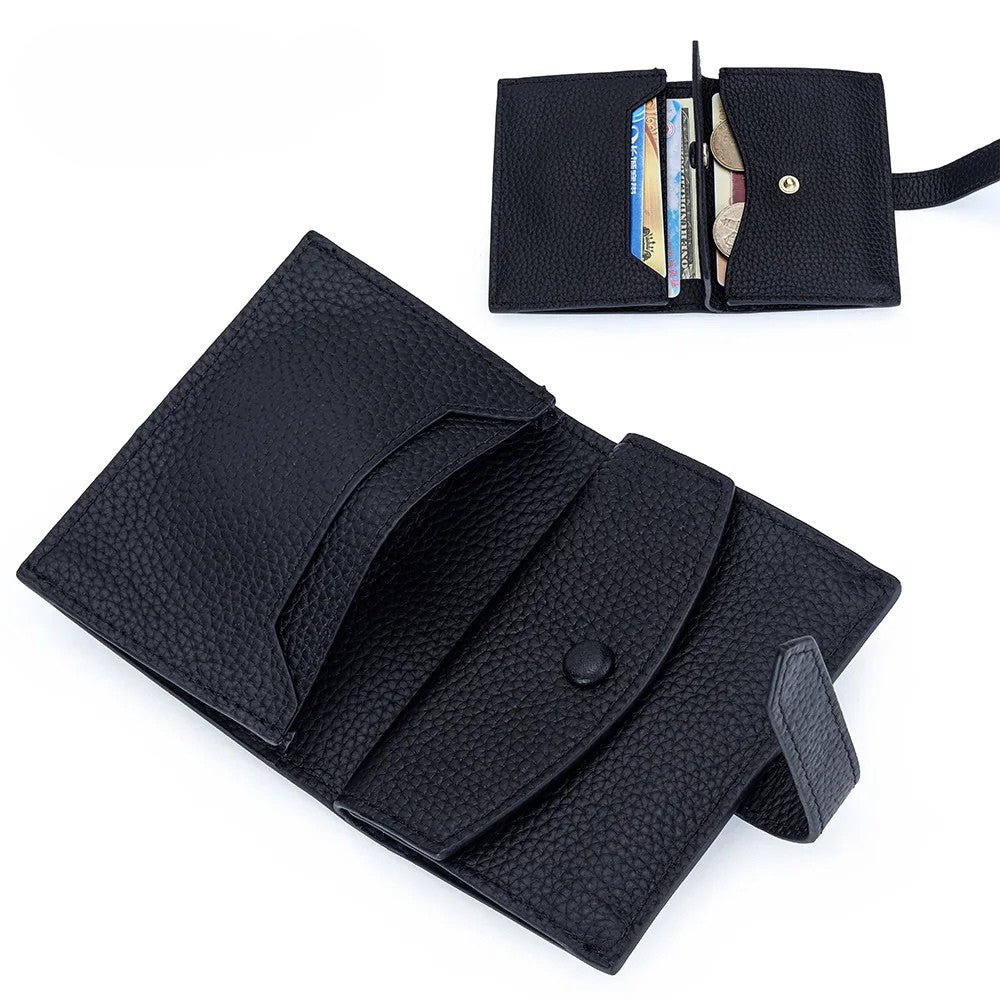 Burminsa Large Leather Hobo Tote - Luxury Design Genuine Leather Small Wallet