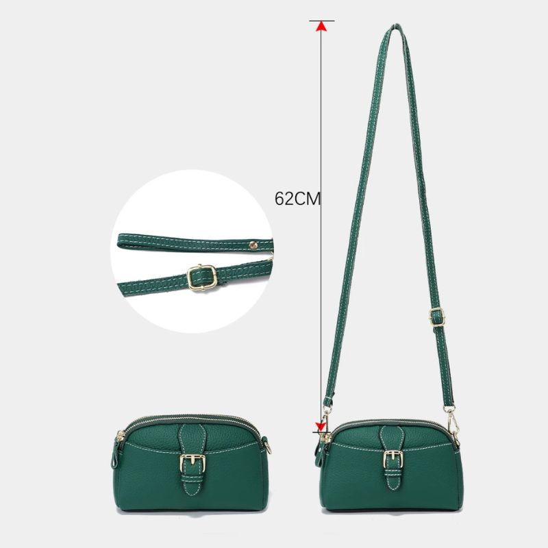 Women’s Leather Wristlet Crossbody Phone Bag