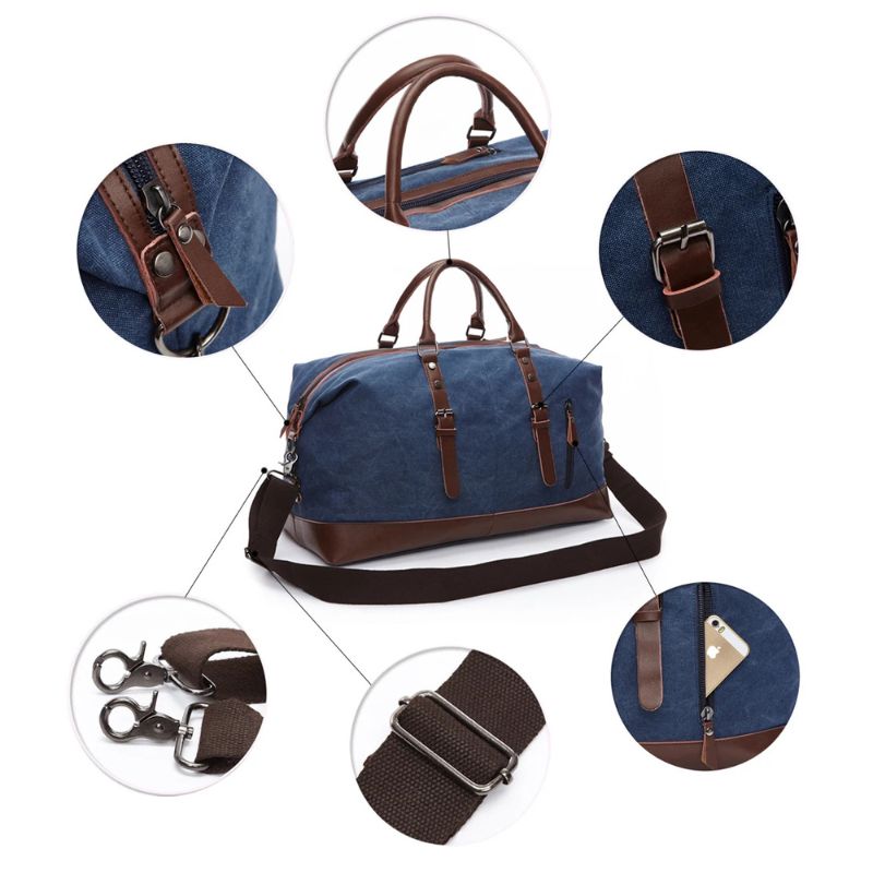 Canvas Men's Carry-On Luggage and Duffel Bag