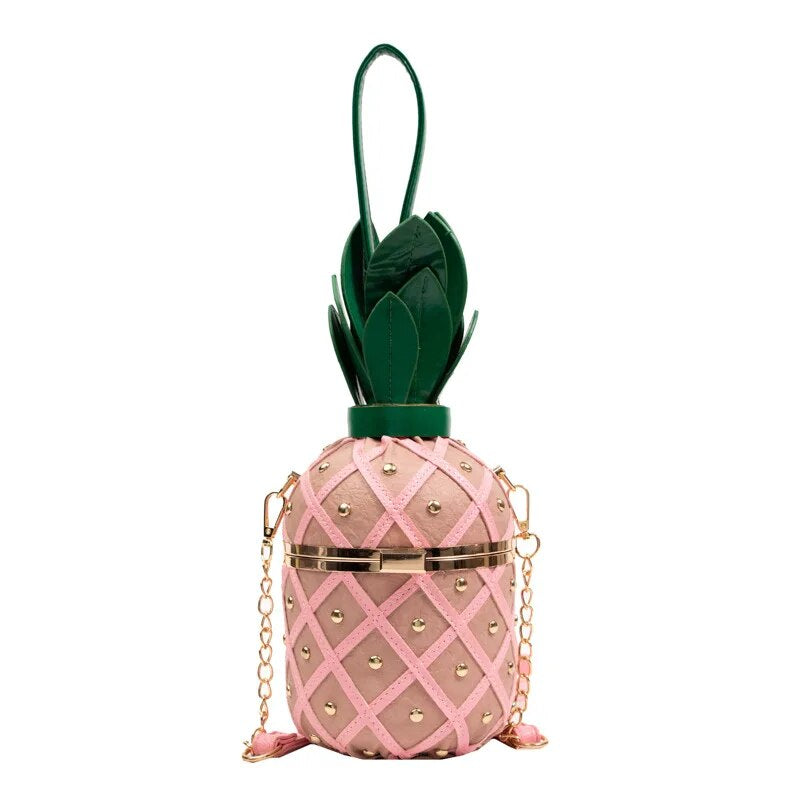 Cute Pineapple Design Shoulder Bag