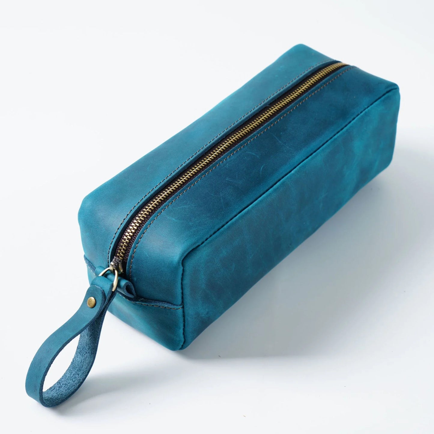 Genuine Leather Pen Pouch Stationery Storage