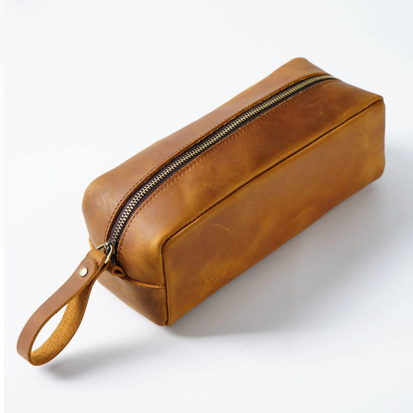 Genuine Leather Pen Pouch Stationery Storage