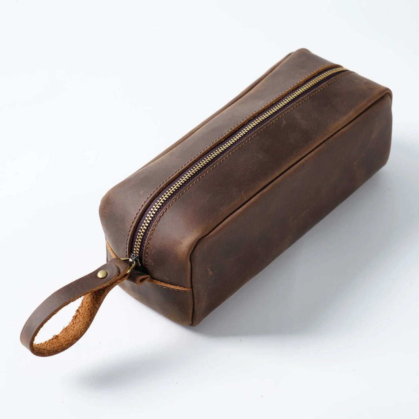 Genuine Leather Pen Pouch Stationery Storage