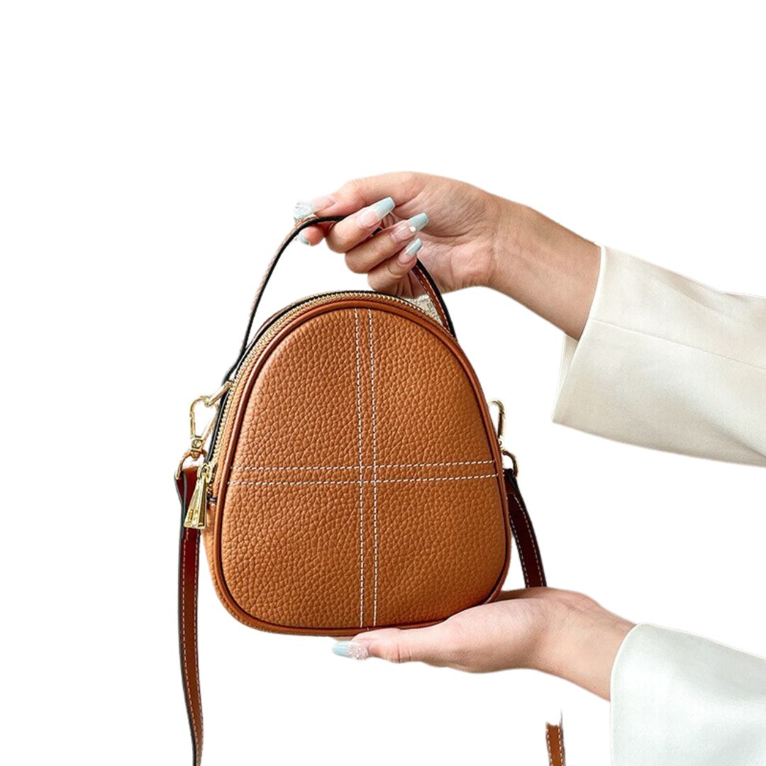 Genuine Leather Women's Small Shoulder Bag - Scraften