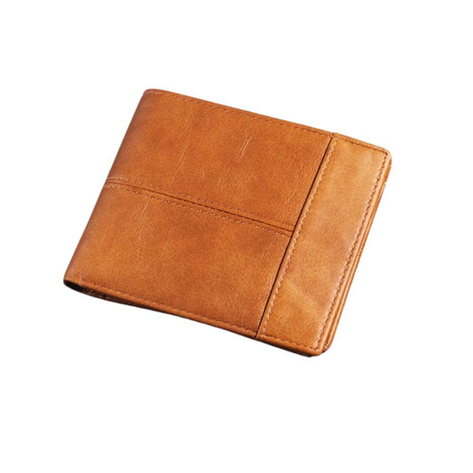 Handmade Genuine Leather Men's Wallet - Slim, Durable Purse