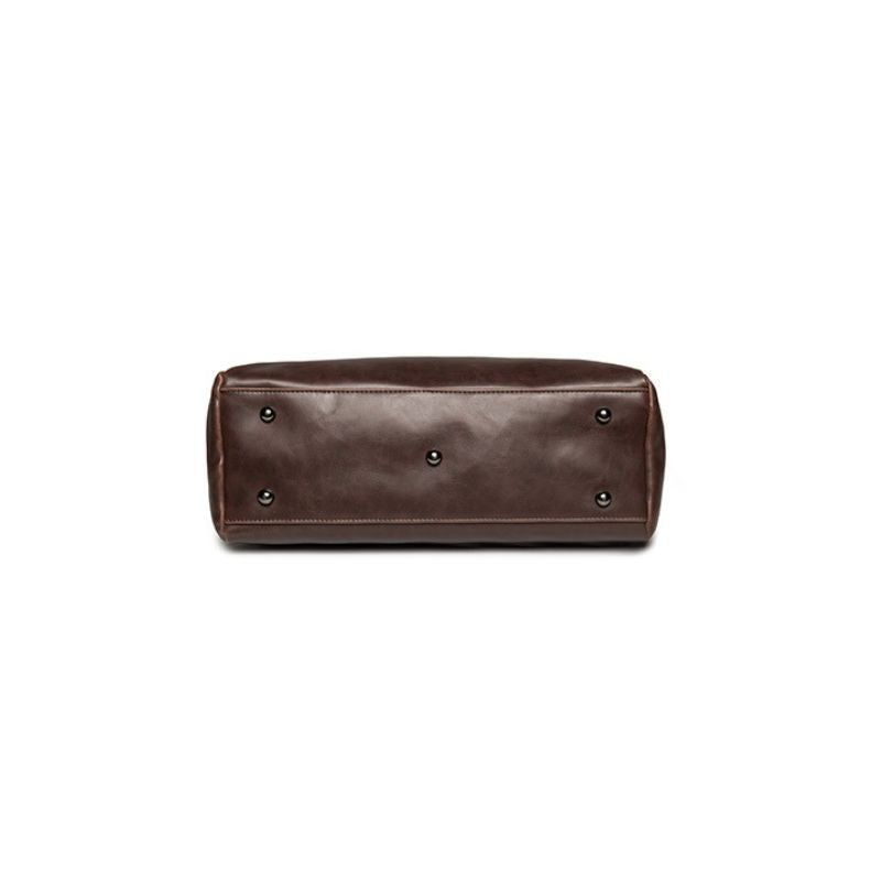 Large Capacity Retro Leather Briefcase