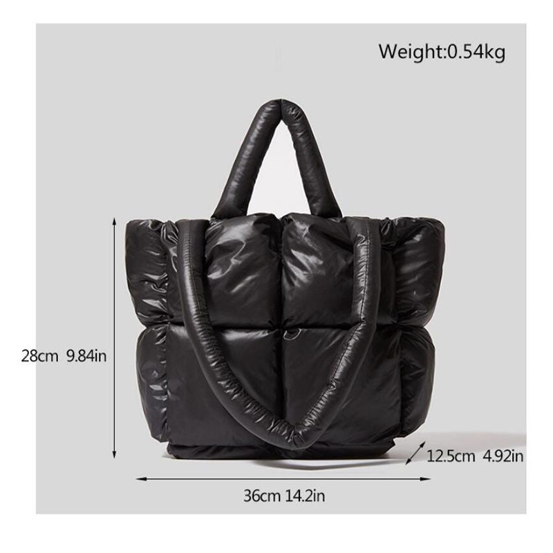 Luxury Nylon Large Tote Shoulder Handbag