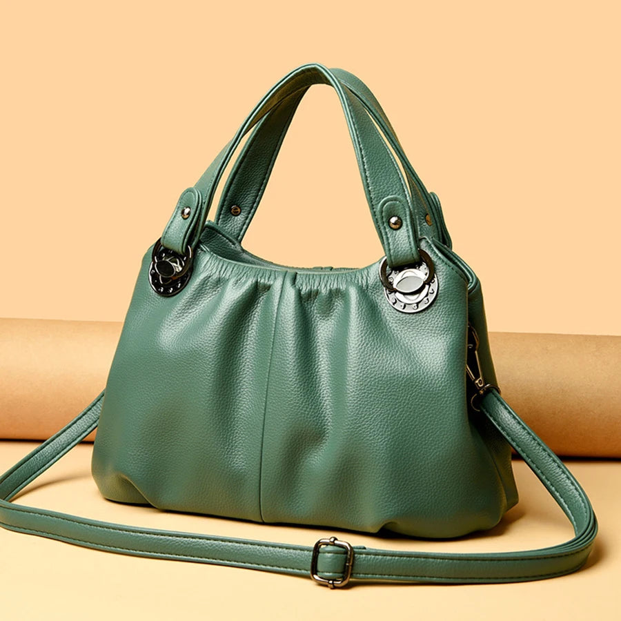 Luxury High-Quality Genuine Leather Women's Shoulder Bag