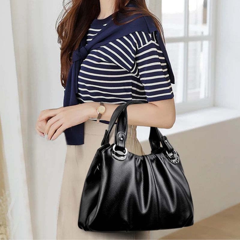 Luxury High-Quality Genuine Leather Women's Shoulder Bag