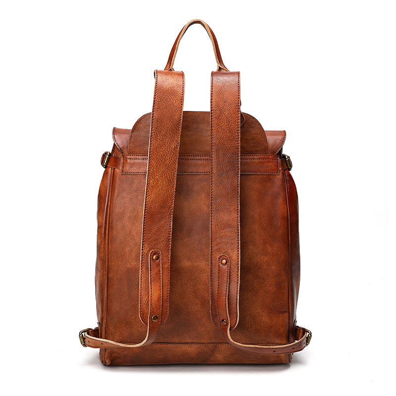Men’s Genuine Leather Business Backpack