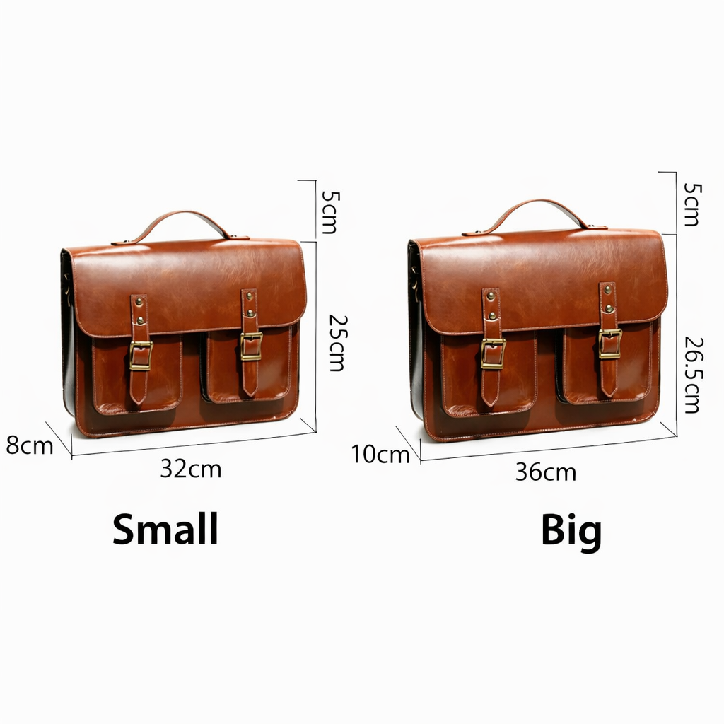 Retro Leather Women backpacks Shoulder Bag - Laptop Business Handbags