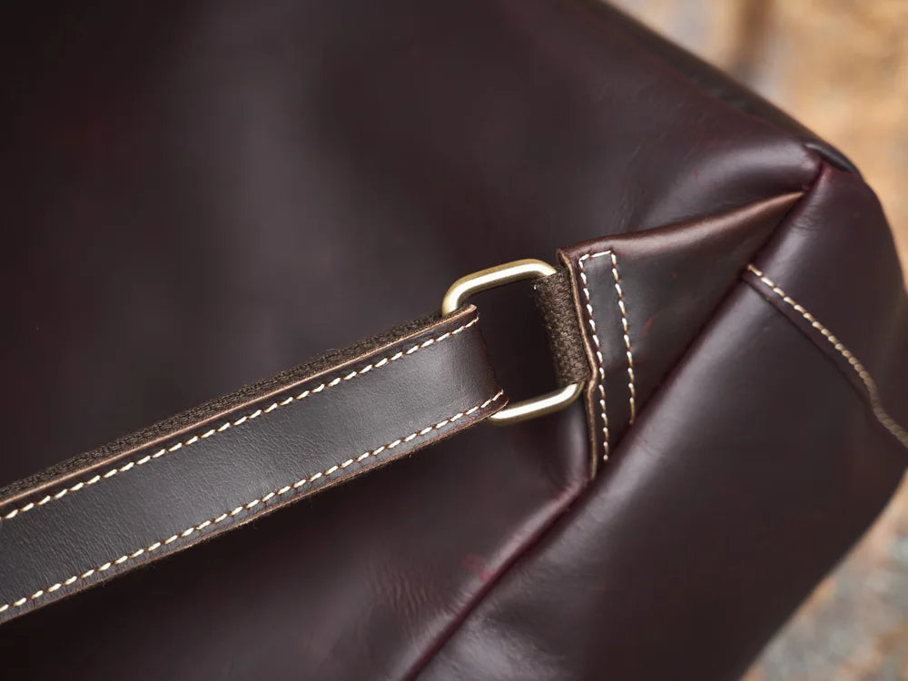 Stylish & Durable Premium Men's Genuine Leather Backpack