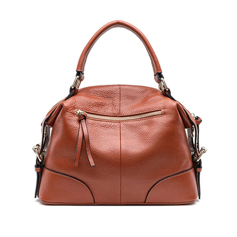 Top Layer Cowhide Handbag – All-Match Genuine Leather Bag for Women