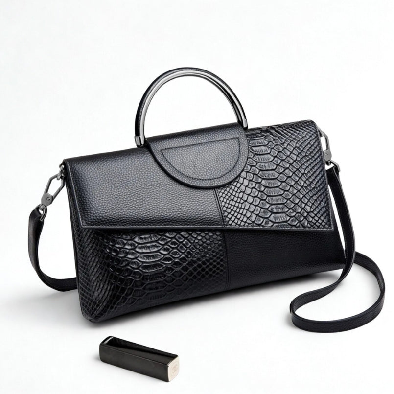 Large Capacity Crocodile Pattern Fashion Slouch Bag - New Style Party Handbag