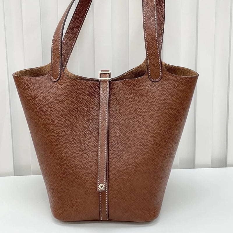 Women's Genuine Leather Luxury Shoulder Bag - Lightweight Large Capacity Bags