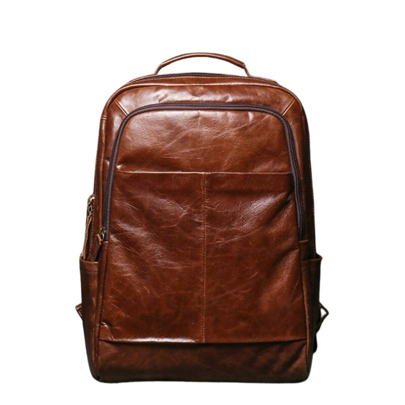 Vintage Genuine Leather Men's Backpack