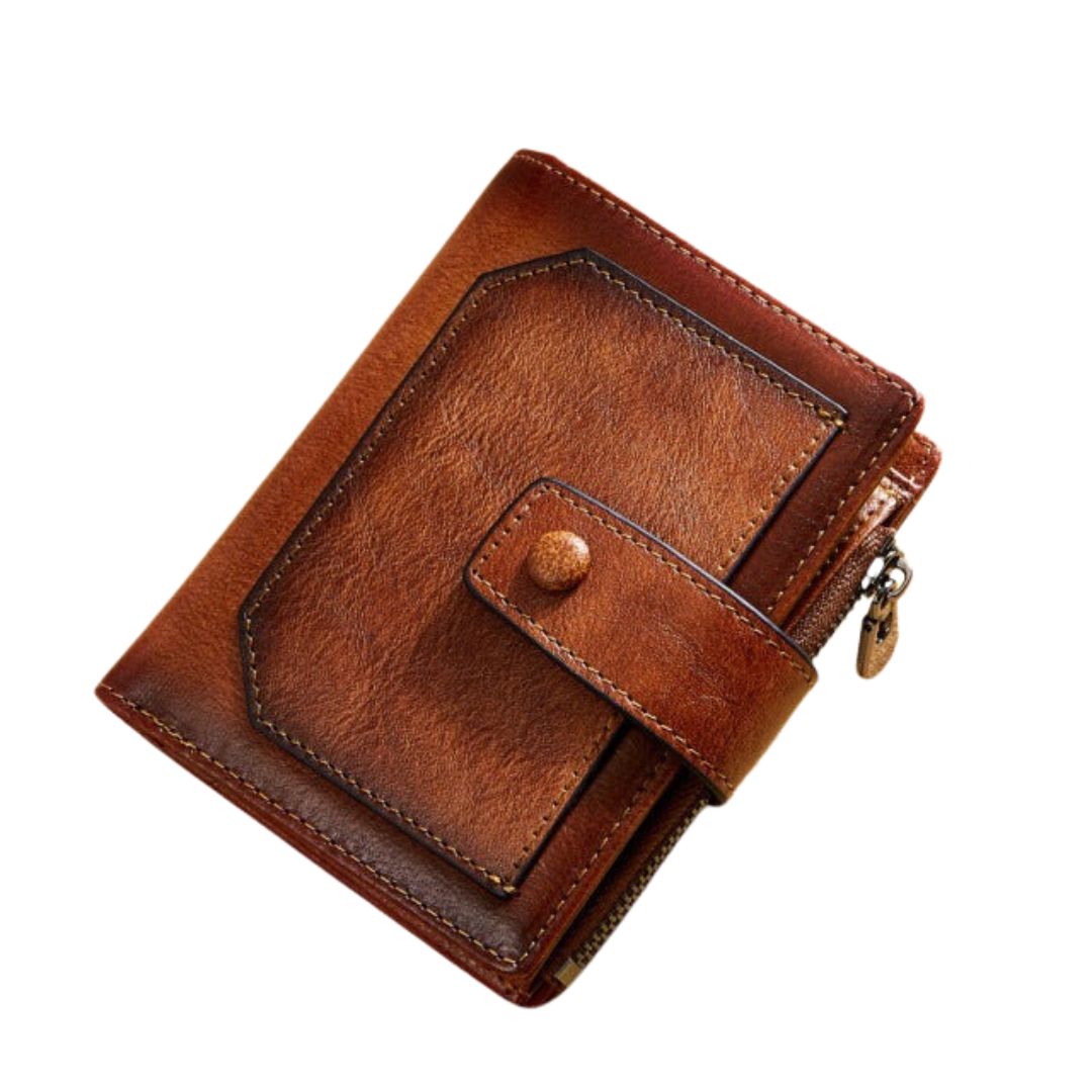 Vintage Genuine Leather Men's Wallet - Scraften