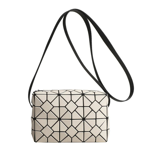 Women Geometry Design Shoulder Handbag - Geometric Luxury Crossbody Bag