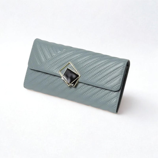 Large Capacity Leather Women's Wallet - Long Hand-Held Phone Holder