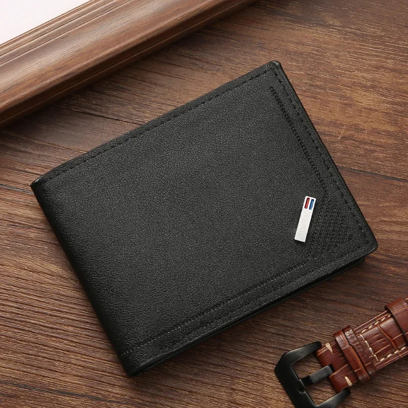 Luxury Handmade Leather Bifold Wallet - Vintage Premium Money Bag
