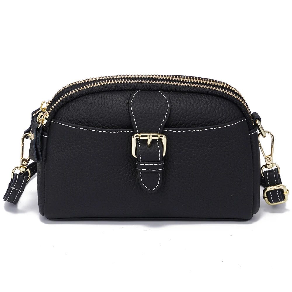 Women’s Leather Wristlet Crossbody Phone Bag