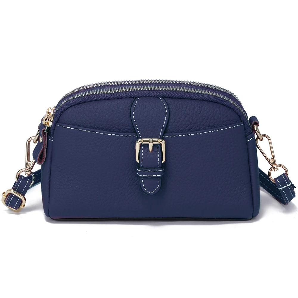 Women’s Leather Wristlet Crossbody Phone Bag