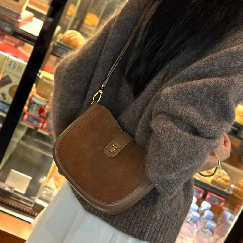 Women Cowhide Genuine Leather Shoulder Bag - Luxury Design Handbag