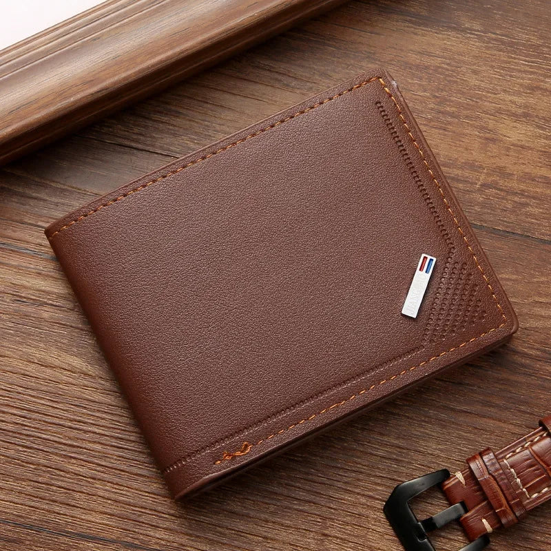 Luxury Handmade Leather Bifold Wallet - Vintage Premium Money Bag