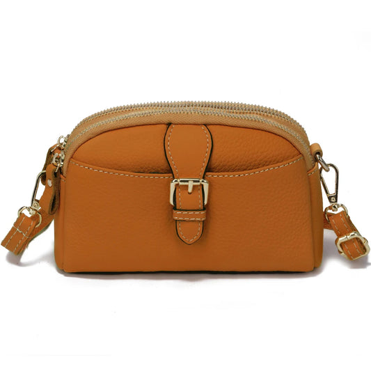Women’s Leather Wristlet Crossbody Phone Bag