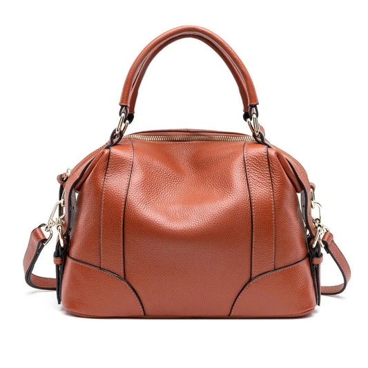 Top Layer Cowhide Handbag – All-Match Genuine Leather Bag for Women