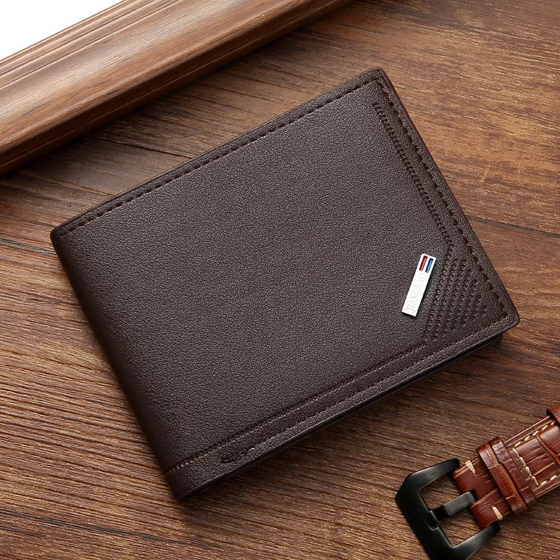 Luxury Handmade Leather Bifold Wallet - Vintage Premium Money Bag