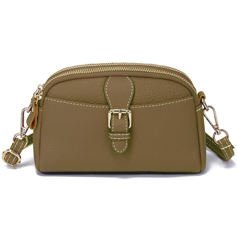 Women’s Leather Wristlet Crossbody Phone Bag