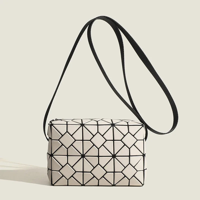Women Geometry Design Shoulder Handbag - Geometric Luxury Crossbody Bag