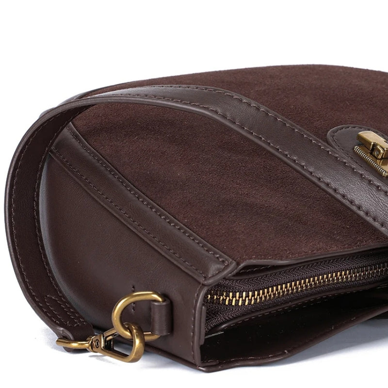 Women Cowhide Genuine Leather Shoulder Bag - Luxury Design Handbag