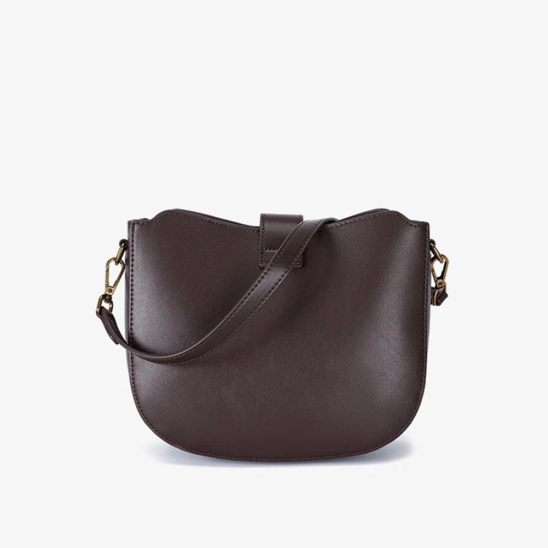 Women Cowhide Genuine Leather Shoulder Bag - Luxury Design Handbag