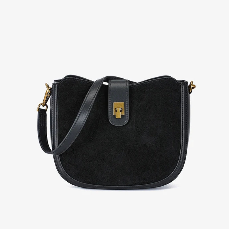 Women Cowhide Genuine Leather Shoulder Bag - Luxury Design Handbag