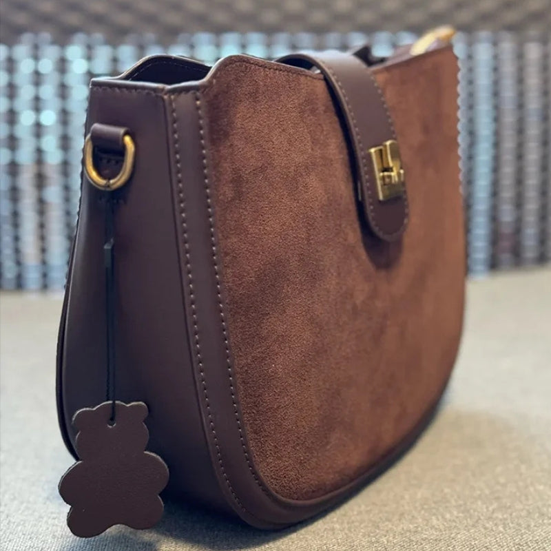 Women Cowhide Genuine Leather Shoulder Bag - Luxury Design Handbag