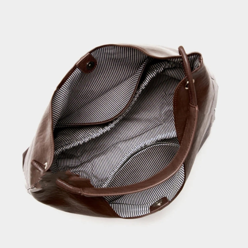 Cowhide Genuine Leather Hobo Shoulder Bag - Ladies Luxury Handbags