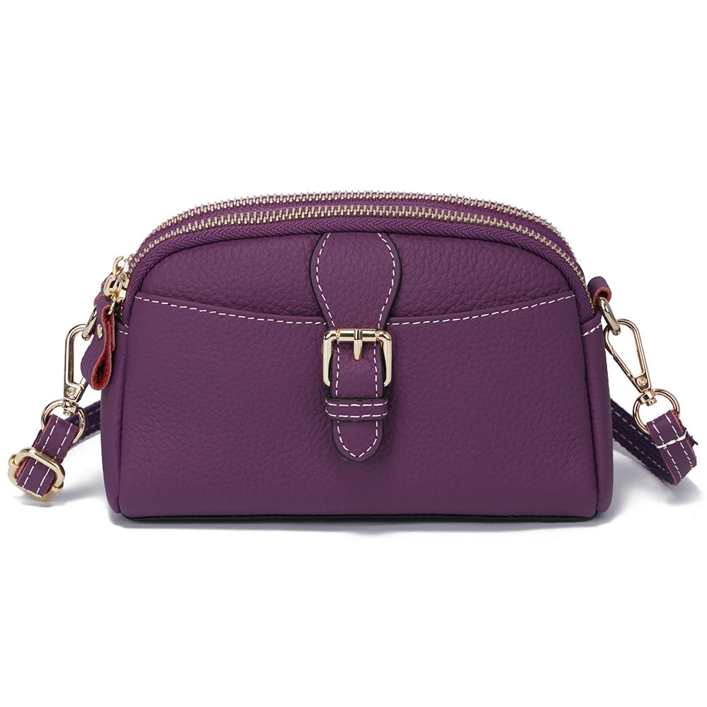 Women’s Leather Wristlet Crossbody Phone Bag