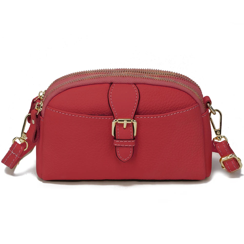 Women’s Leather Wristlet Crossbody Phone Bag